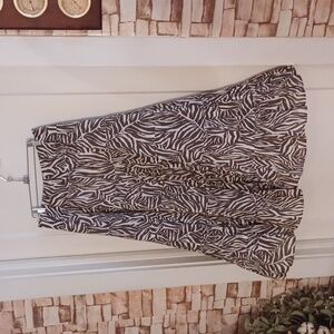 Maxi skirt flared, tiered skirt, 100 percent cotton, boho, size 4, y2k